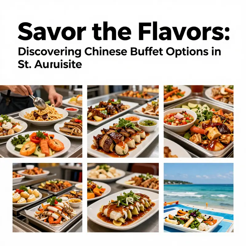 The lively exterior of Ichiban Buffet in St. Augustine, known for its extensive Chinese buffet experience.