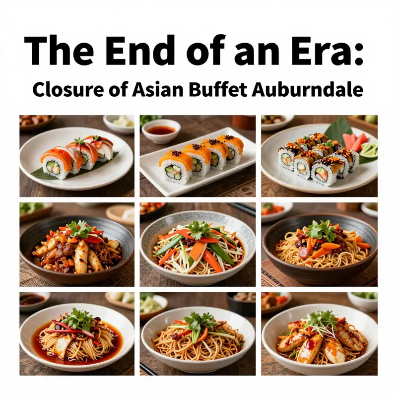 The closed Asian Buffet Auburndale, highlighting the end of a popular local dining spot.