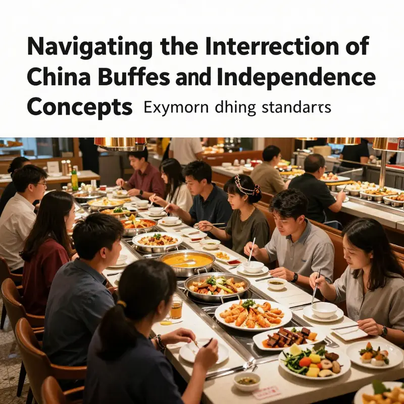 A lively buffet restaurant atmosphere where families and friends gather to savor a diverse range of culinary offerings, emphasizing cultural community.