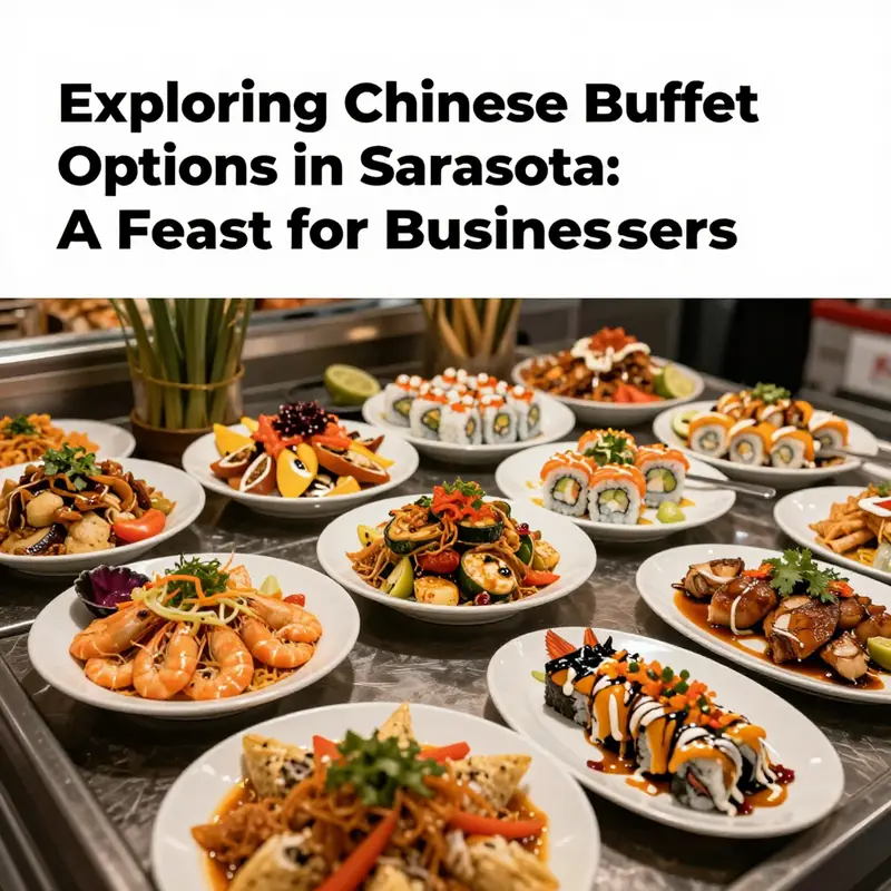 An inviting buffet spread at Buffet City Sarasota, perfect for exploring diverse Chinese and Asian flavors.