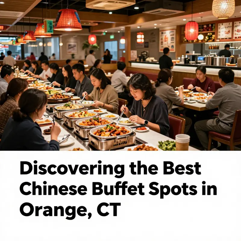A colorful buffet restaurant with diners enjoying a variety of Chinese dishes, reflecting a vibrant dining culture.