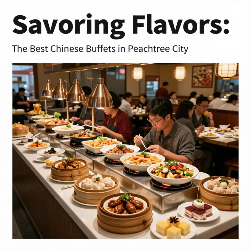 Diners enjoying a rich assortment of dishes at Chin Chin in Peachtree City.