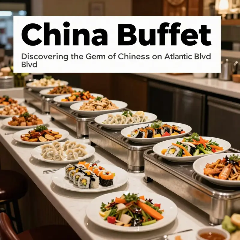 An inviting buffet spread at the China Buffet showcasing a range of Asian delicacies.