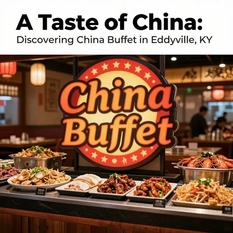 Logo of China Buffet Eddyville, conveying a warm and inviting atmosphere.