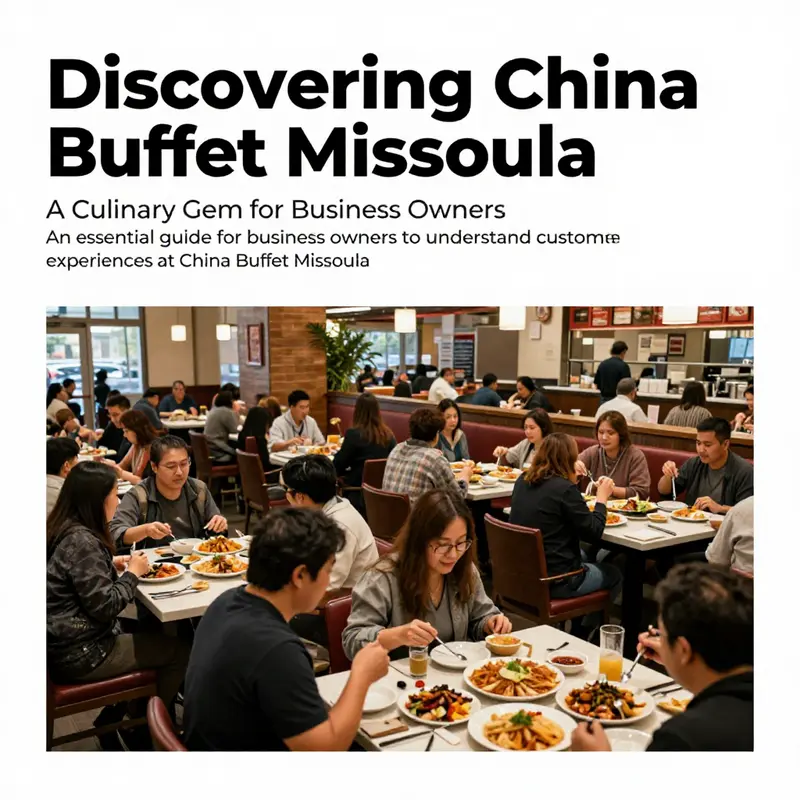 A bustling scene inside China Buffet Missoula, showcasing happy customers and an inviting buffet setup.