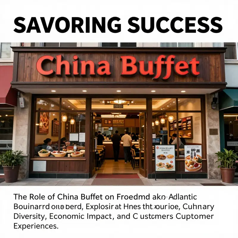 The exterior of China Buffet, highlighting its inviting atmosphere and busy environment.