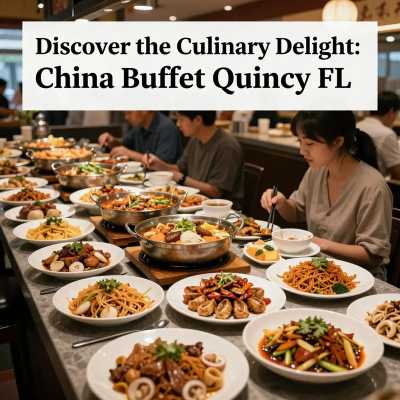 The welcoming facade of China Buffet in Quincy, FL.