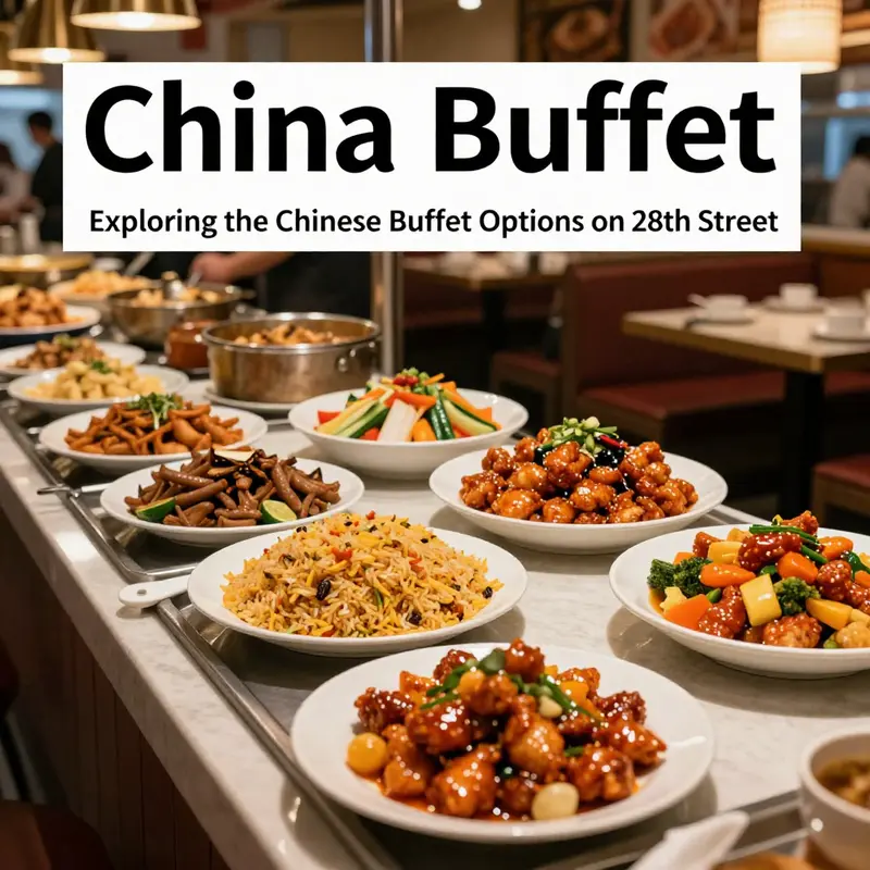 An enticing variety of dishes at China Buffet showcasing their vast offering.
