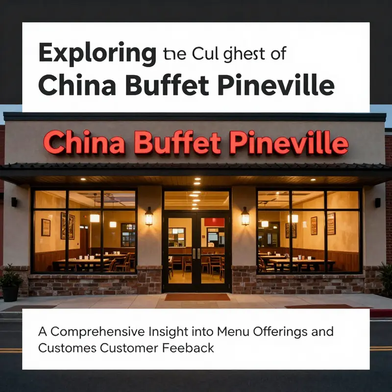 The exterior of China Buffet Pineville, illustrating the inviting entrance and vibrant atmosphere.