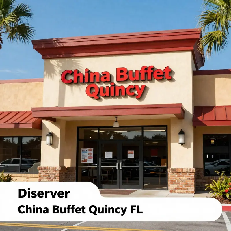 The welcoming facade of China Buffet in Quincy, FL.