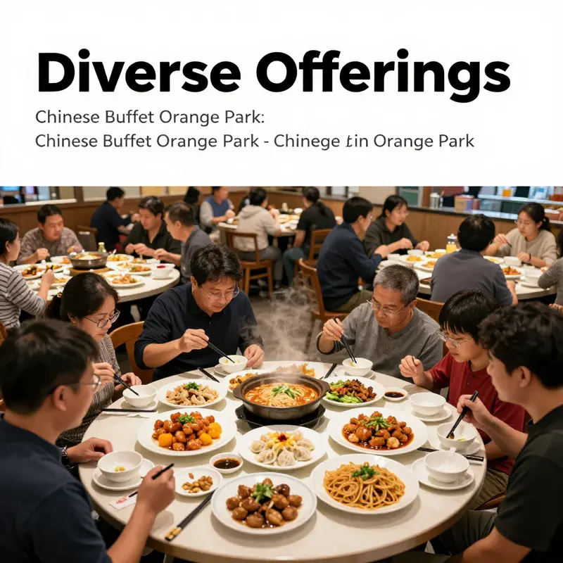 An array of flavorful dishes offered at Orange Buffet, representing the restaurant’s diverse cuisine.