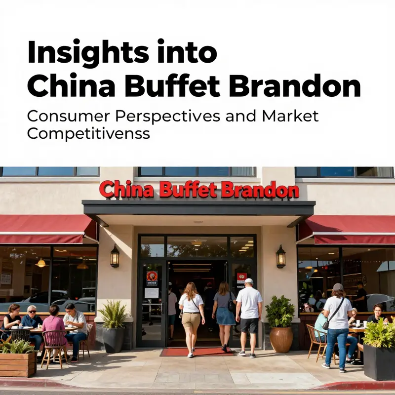 An inviting view of China Buffet Brandon's exterior with patrons entering, showcasing its community engagement.