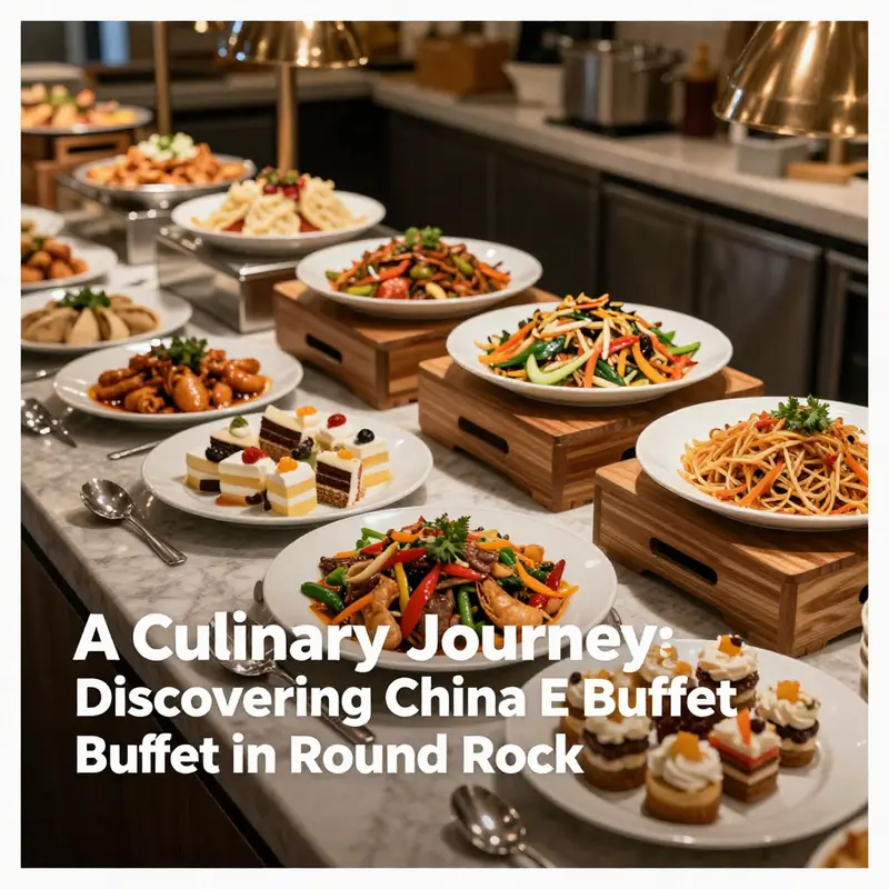 A stunning array of dishes from China E Buffet, highlighting the diversity offered to diners.