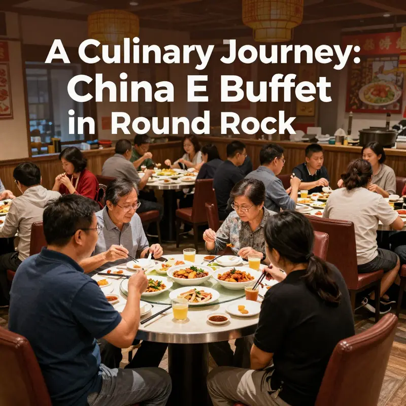 A stunning array of dishes from China E Buffet, highlighting the diversity offered to diners.