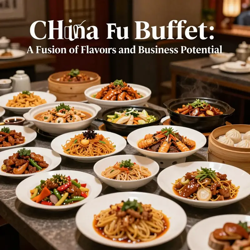 A vibrant buffet showcasing the diversity of American Chinese cuisine.