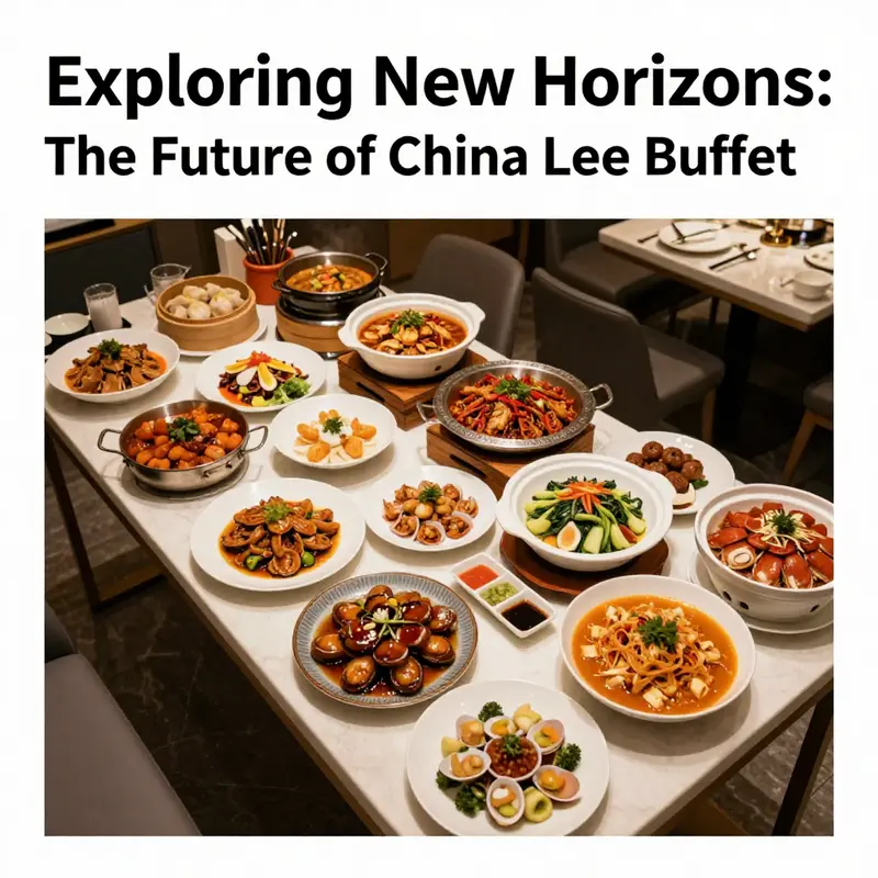 A beautifully arranged buffet table with an assortment of Chinese cuisine at China Lee Buffet.