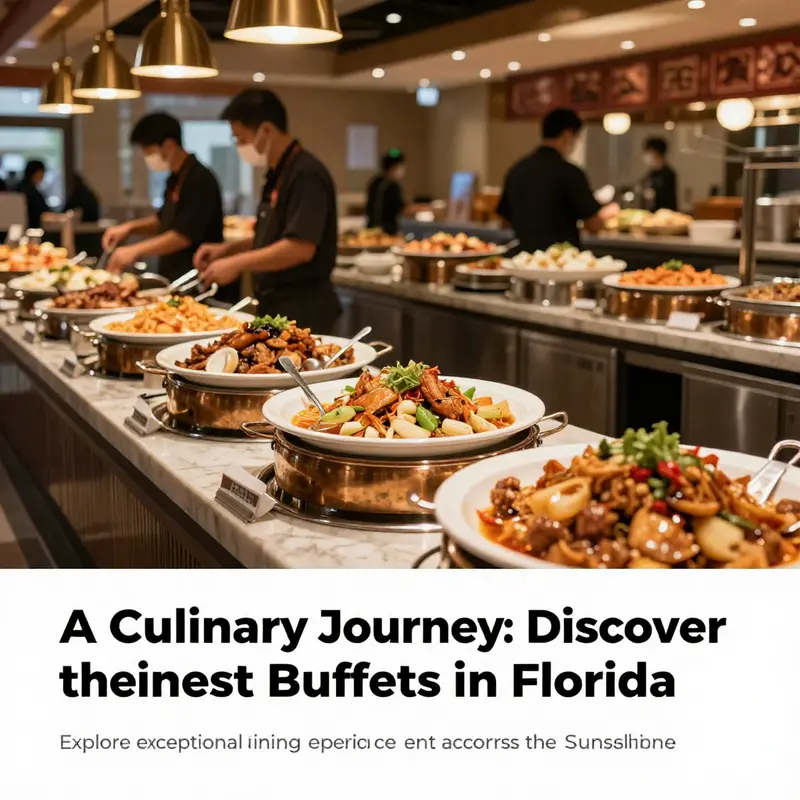 A vibrant scene at a Chinese buffet with diverse dishes and happy customers highlighting the dining experience.