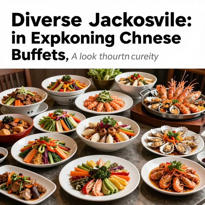 An enticing spread of Chinese buffet dishes showcasing various vibrant delicacies inviting customers to dine.