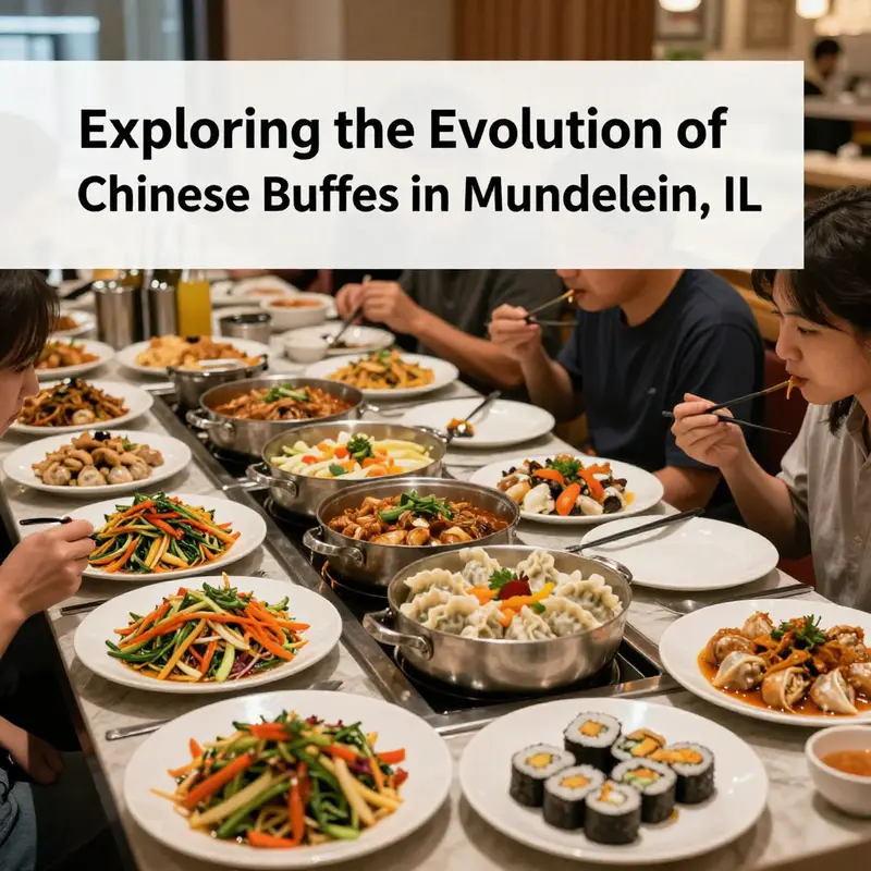 A diverse selection of dishes showcasing the appeal of Chinese buffets in Mundelein.