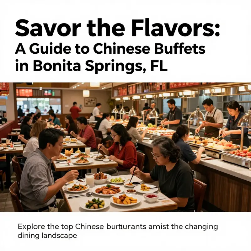 Patrons enjoying a meal at a Chinese buffet in Bonita Springs, FL, highlighting the social dining experience.