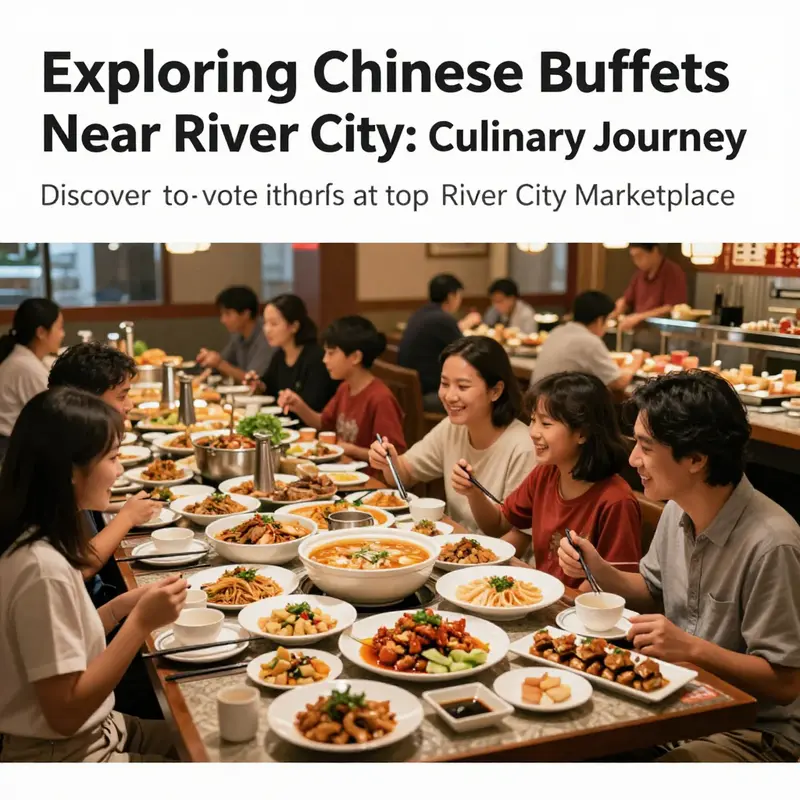 A warm and inviting restaurant atmosphere featuring guests enjoying a variety of Chinese dishes in a buffet setup.
