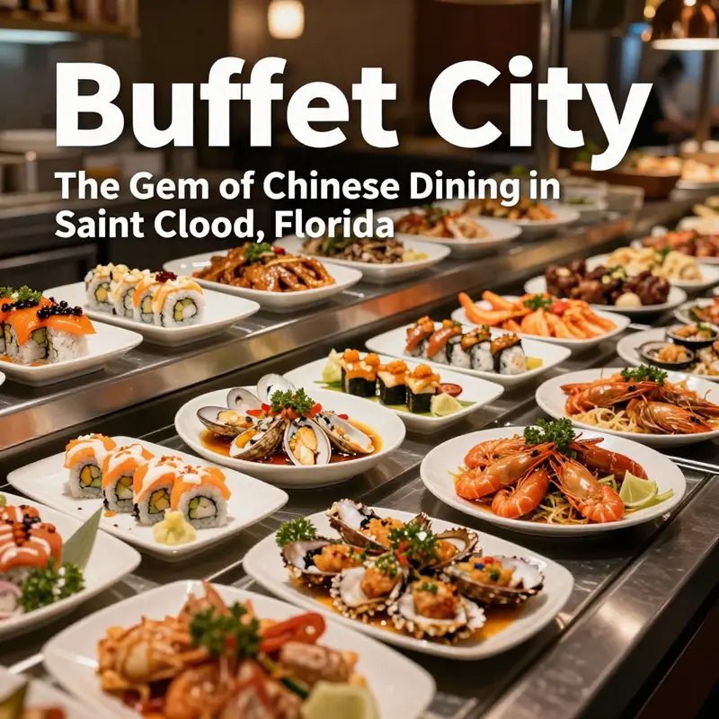 Diners delighting in a wide selection of dishes at Buffet City in Saint Cloud.