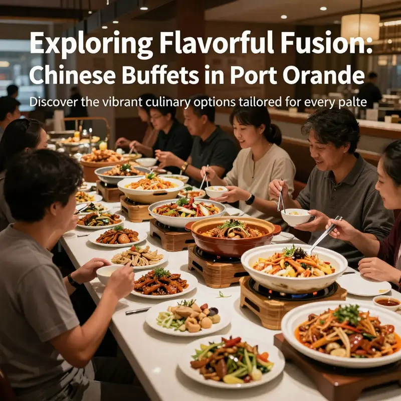 Families enjoying a Chinese buffet with a variety of traditional dishes, showcasing a lively restaurant atmosphere.