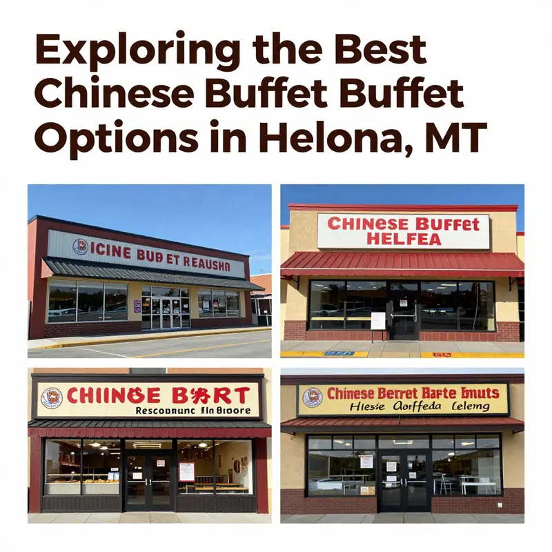 A diverse array of dishes at a Helena Chinese buffet, highlighting vibrant menu options.