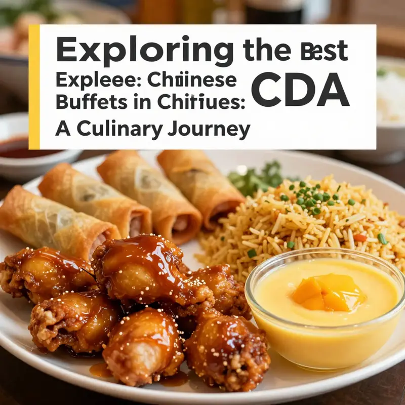 A vibrant spread of dishes at a local Chinese buffet, inviting patrons to indulge.