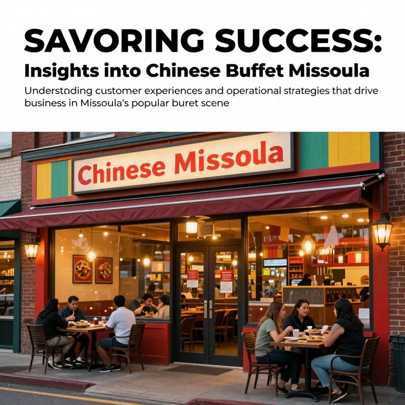 The inviting entrance of Chinese Buffet Missoula showcasing the vibrant storefront and bustling atmosphere.