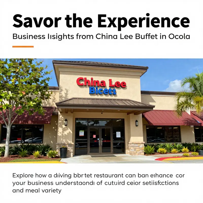 The exterior of China Lee Buffet in Ocala, highlighting its inviting entrance and friendly atmosphere.