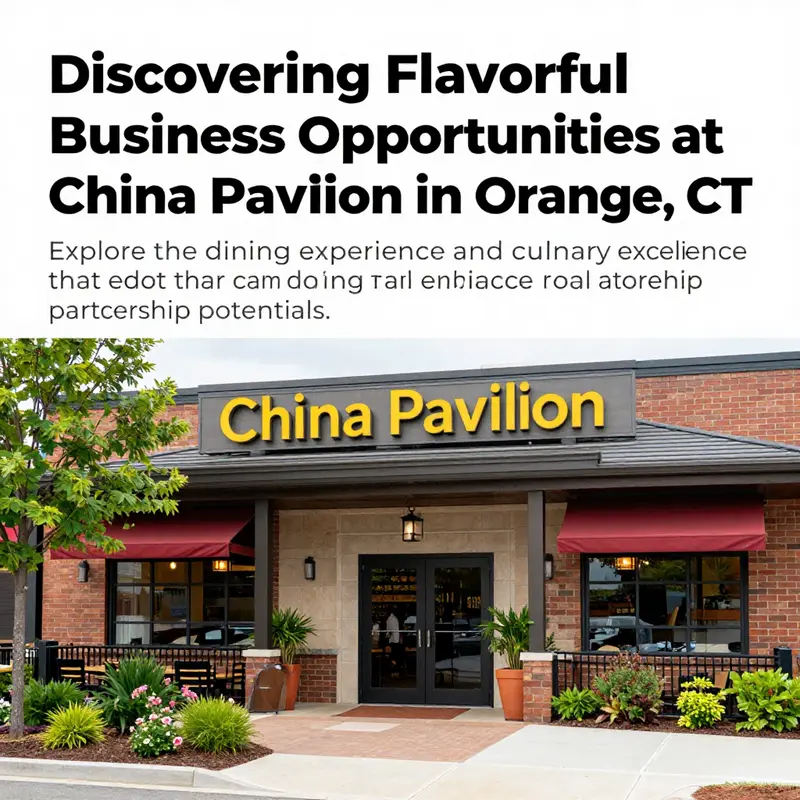 Exterior of China Pavilion restaurant, highlighting the inviting atmosphere and signage.