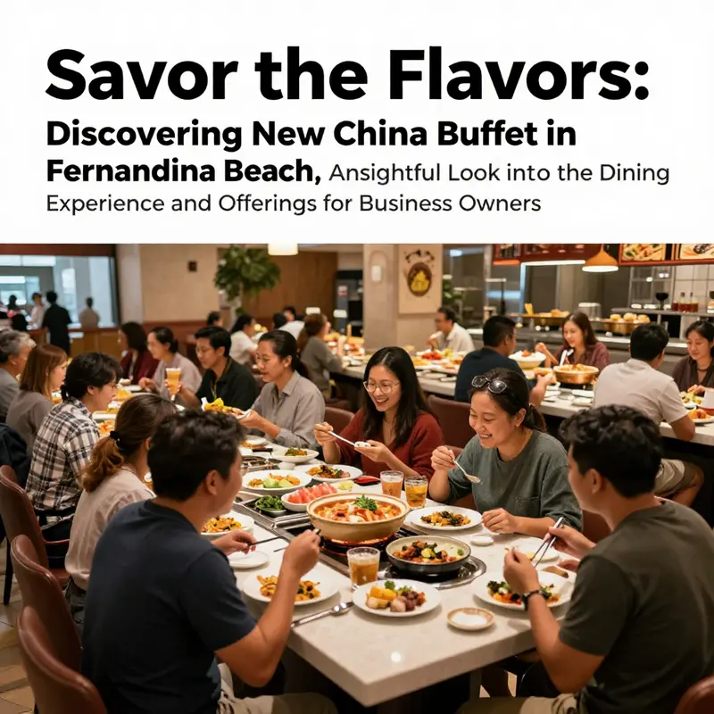 Interior view of New China Buffet featuring diners enjoying a buffet meal in a lively atmosphere.