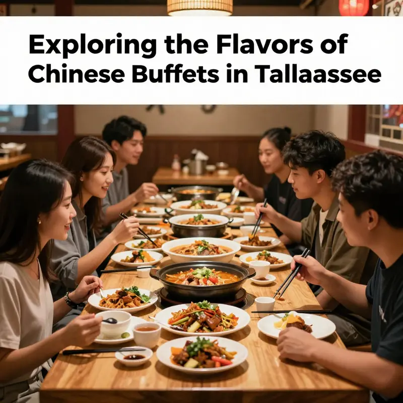 An enticing selection of dishes available at a top-rated Chinese buffet in Tallahassee.