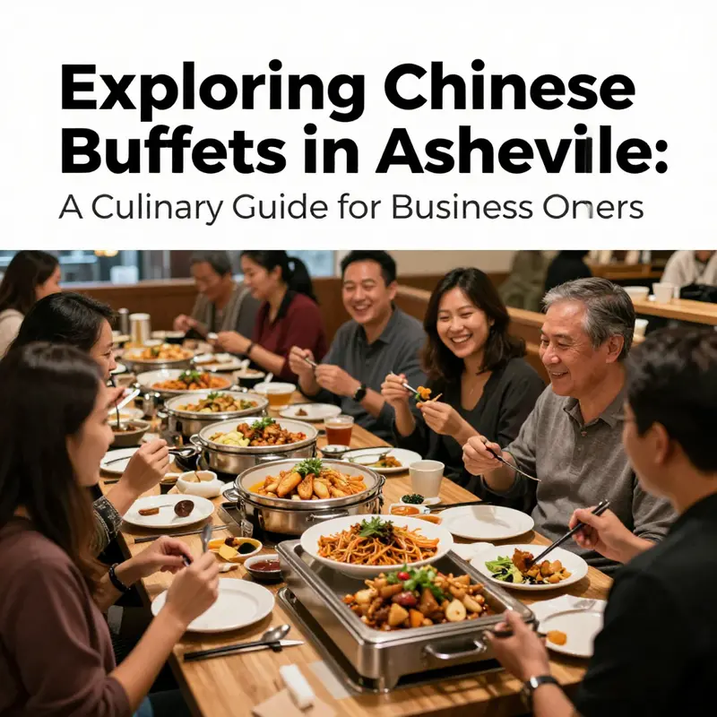 A diverse selection of mouth-watering dishes available at Chinese buffets in Asheville.