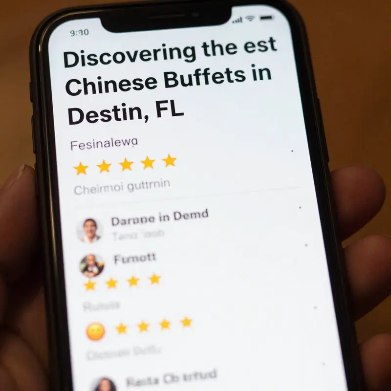 A bustling Chinese buffet restaurant in Destin, FL, providing a variety of culinary choices.