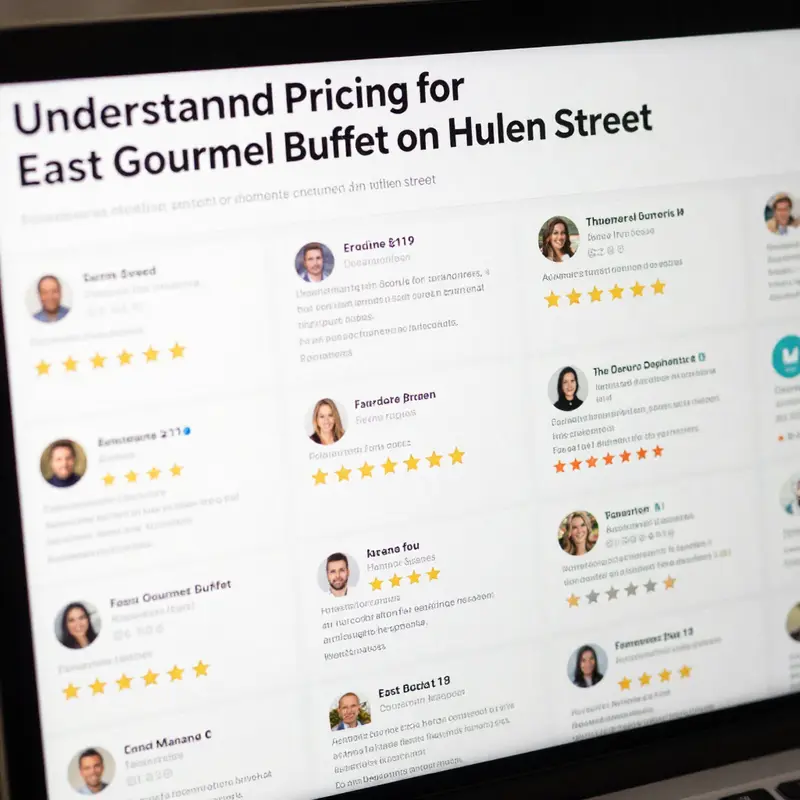 Overview of pricing structure at East Gourmet Buffet on Hulen.