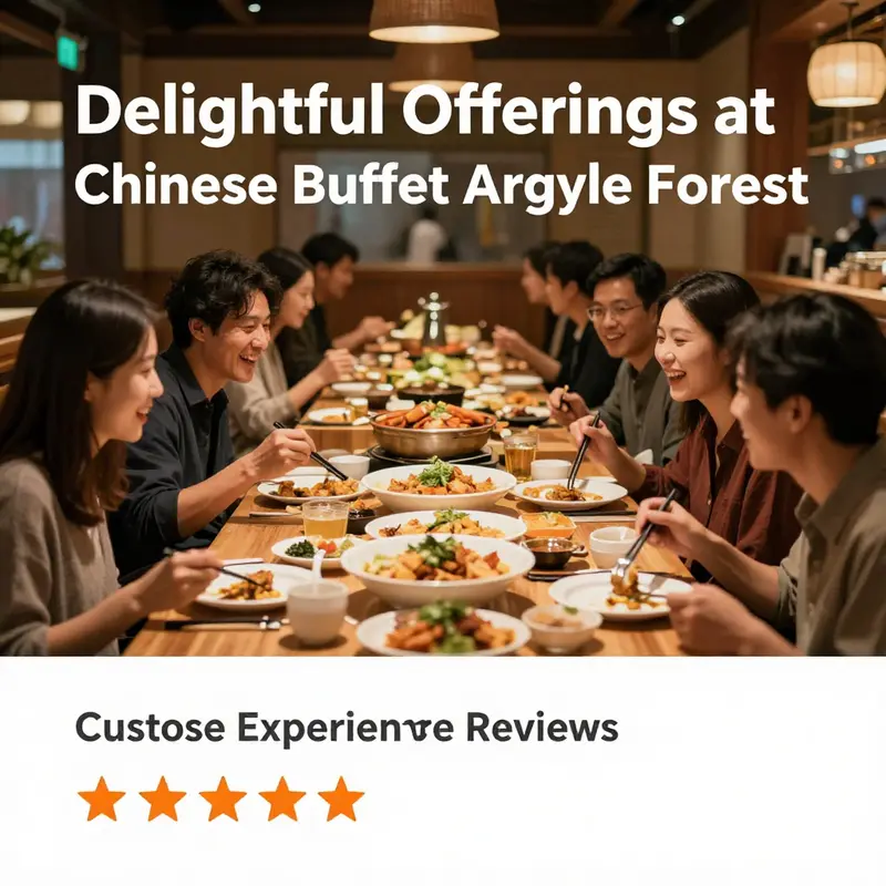 A lavish spread showcasing the diverse culinary selections at Chinese Buffet Argyle Forest.