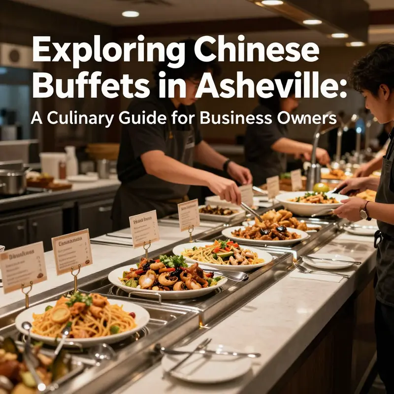 A diverse selection of mouth-watering dishes available at Chinese buffets in Asheville.