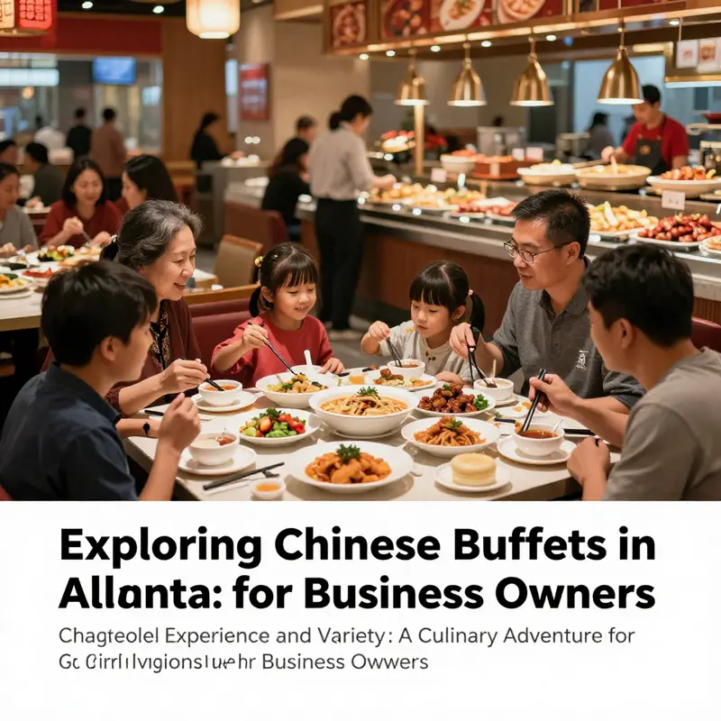 A delicious array of offerings at a popular Chinese buffet in Atlanta, GA.
