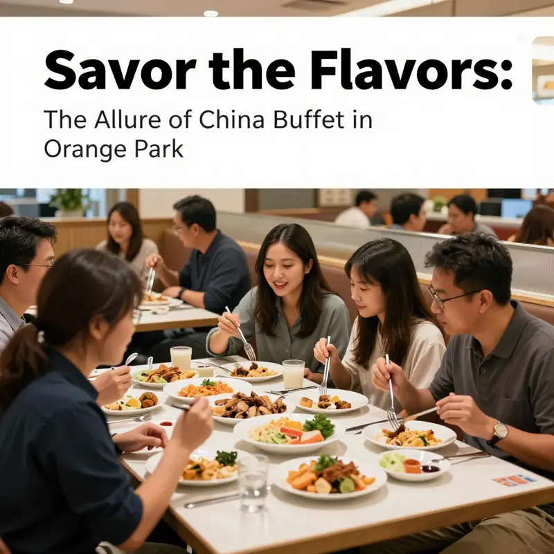A stunning array of dishes showcasing the variety of offerings at Orange Buffet in Orange Park.