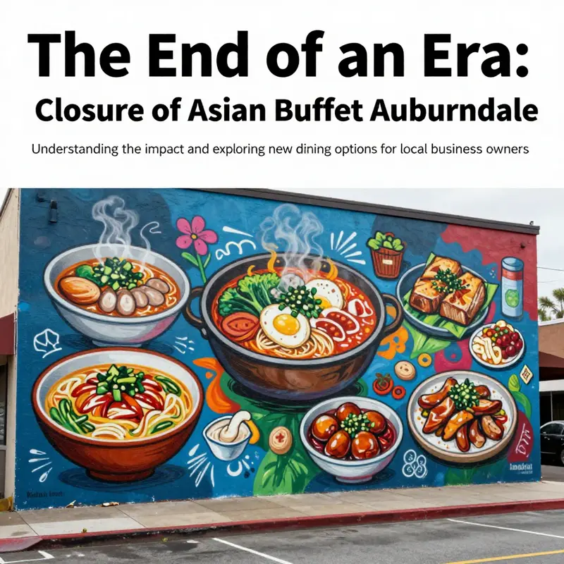 Mural symbolizing change and resilience in the dining industry, showcasing food and culture.