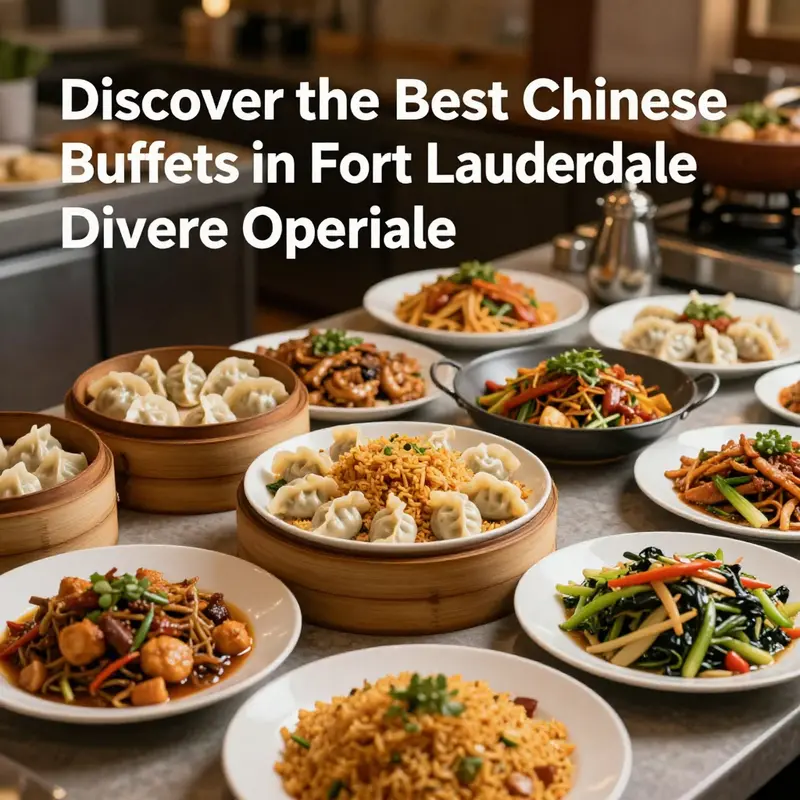 Explore the top-rated Chinese buffets in Fort Lauderdale known for their quality food and exceptional service.