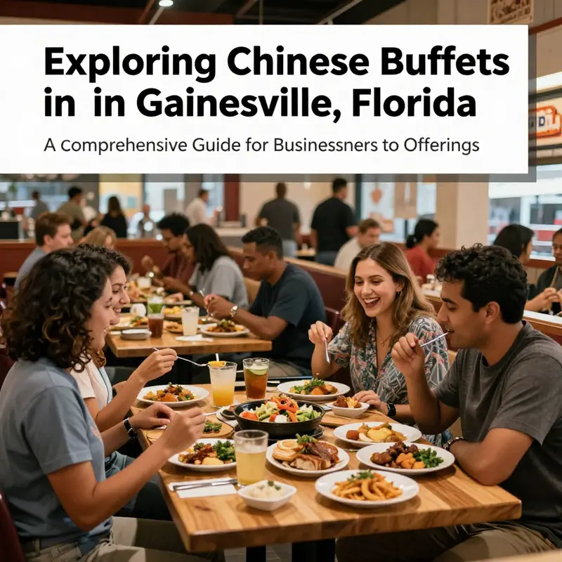 A bustling restaurant scene in Gainesville, Florida highlighting its vibrant culinary culture.
