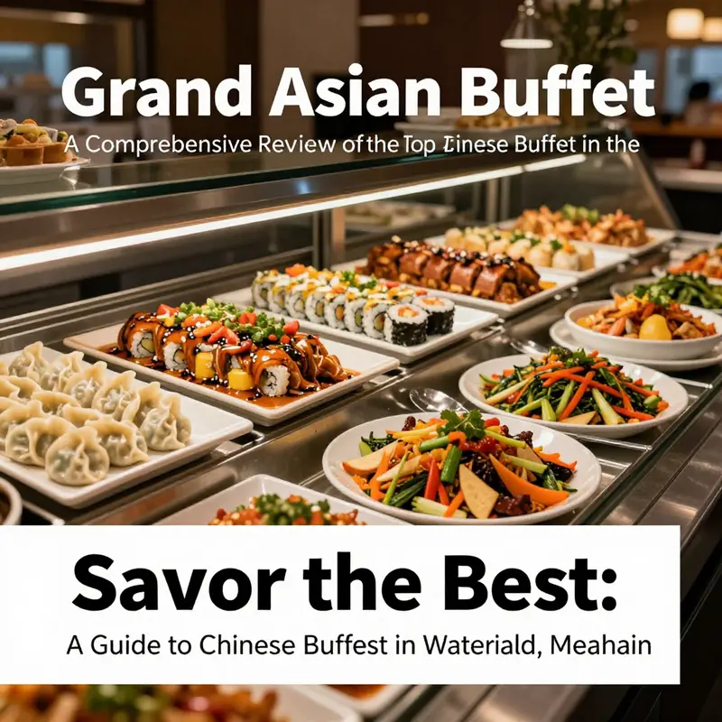 A tempting display of dishes at Grand Asian Buffet, showcasing the variety and appeal of their offerings.