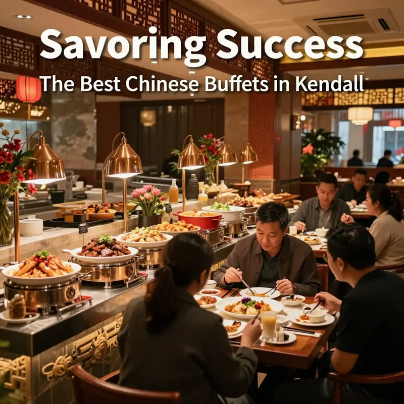 A cozy and inviting interior of a Chinese buffet restaurant, filled with diners enjoying their meals.
