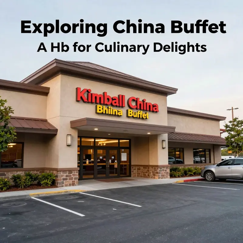 The inviting exterior of Kimball China Buffet, a culinary gem in Kimball, TN.
