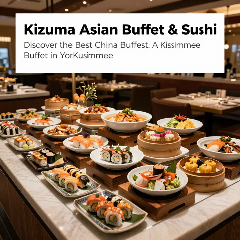An enticing spread at Kizuna Asian Buffet, highlighting the variety and quality of offerings.