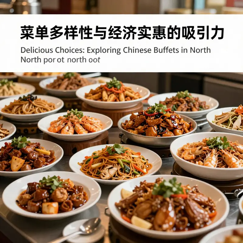 A selection of delightful dishes from top-rated Chinese buffets in North Port.
