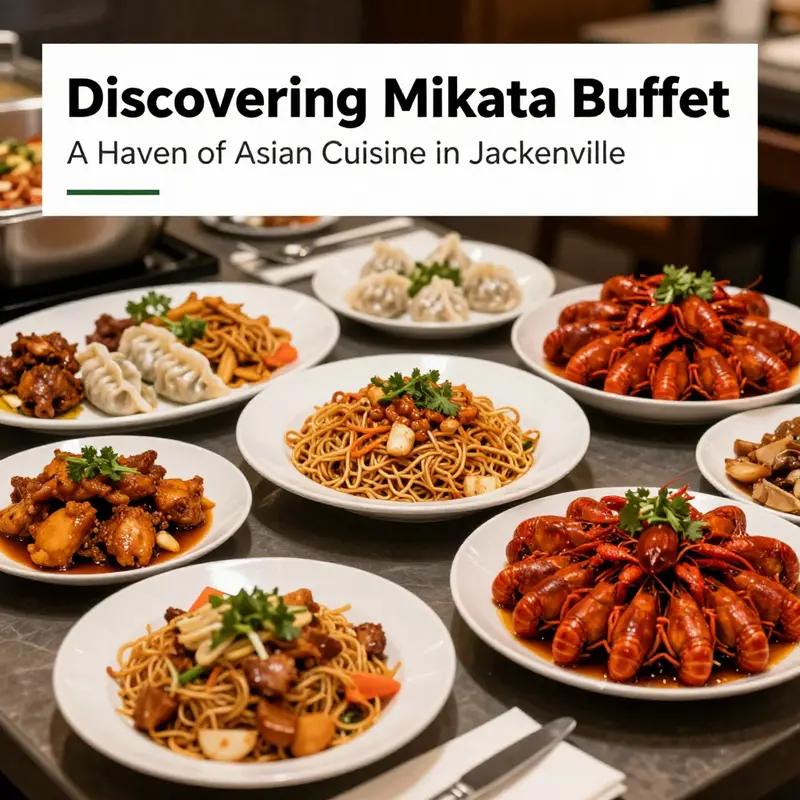 A vibrant assortment of dishes at Mikata Buffet highlighting Asian culinary delights.